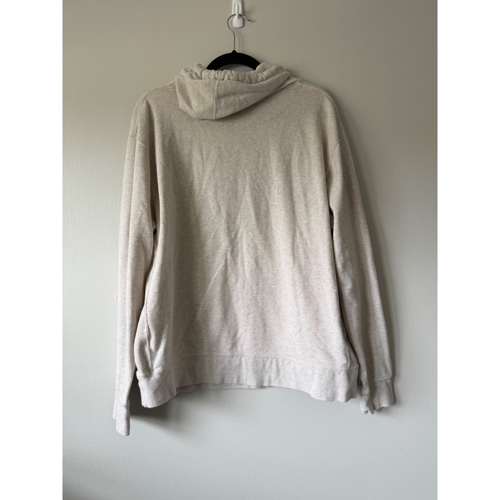 Unsalted Coast Michigan Graphic Hoodie Oatmeal‎ Heather Thumbhole Cuffs XL - Picture 7 of 8